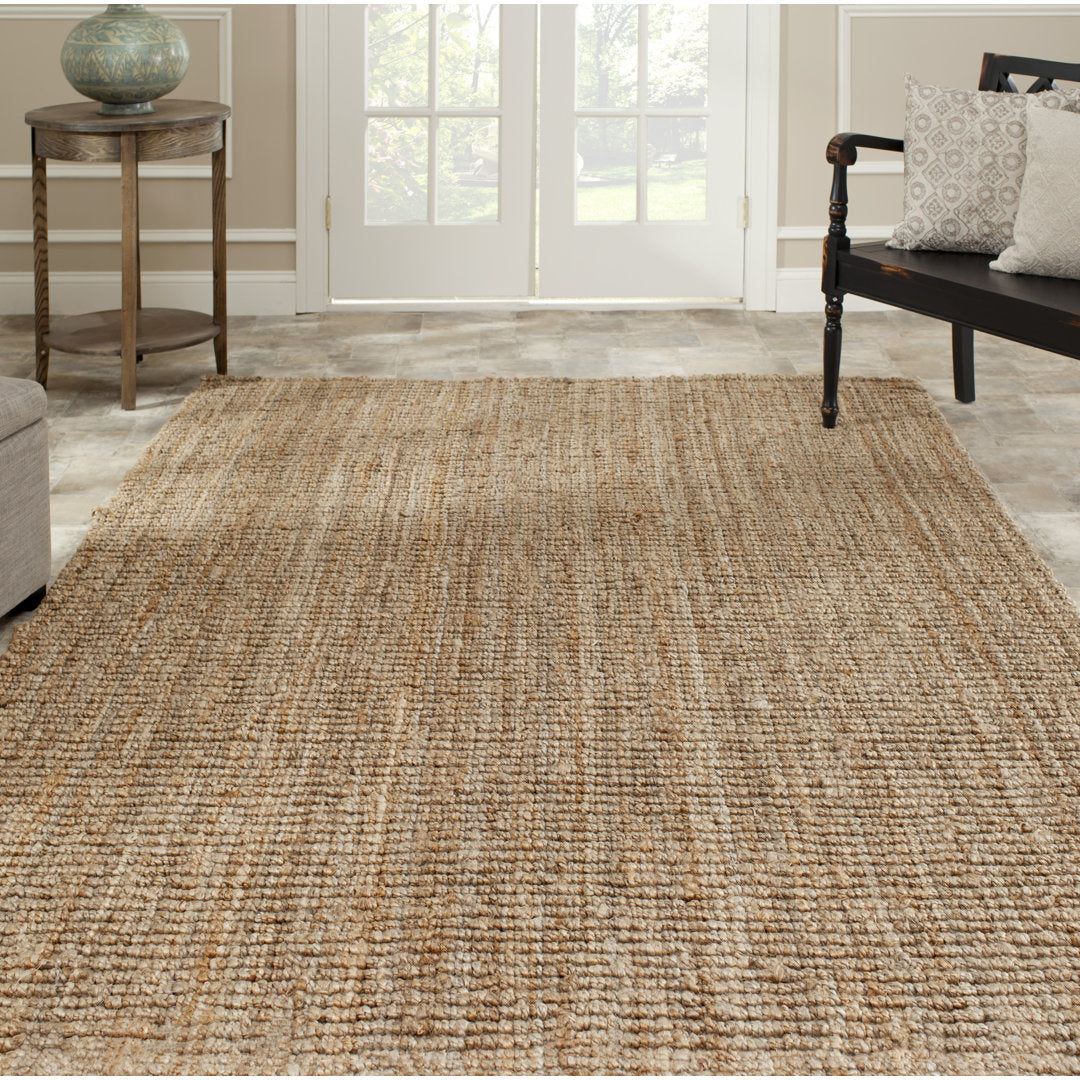 Erroll Pollux Machine Made Power Loom Jute Area Rug Beachcrest Home™ Rug Size: Rectangle 7'6" x 9'6"