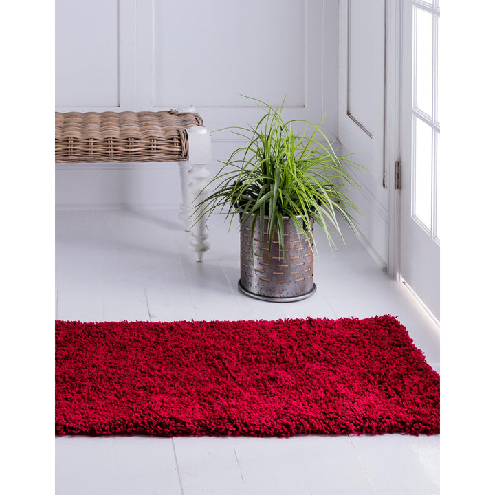 Angeline Cherry Red Area Rug Ebern Designs Rug Size: Runner 2'6" x 16'5"