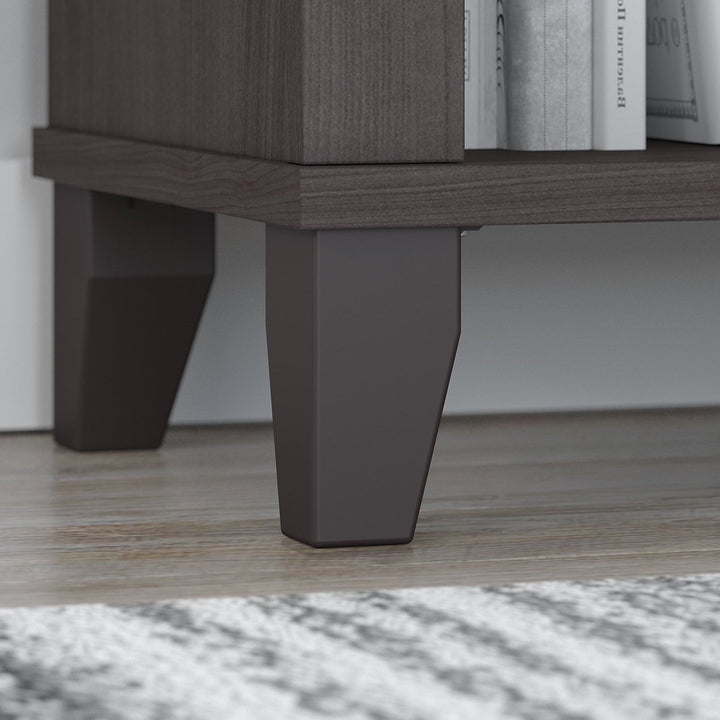 Magomed Bookcase Gracie Oaks Color: Storm Gray
