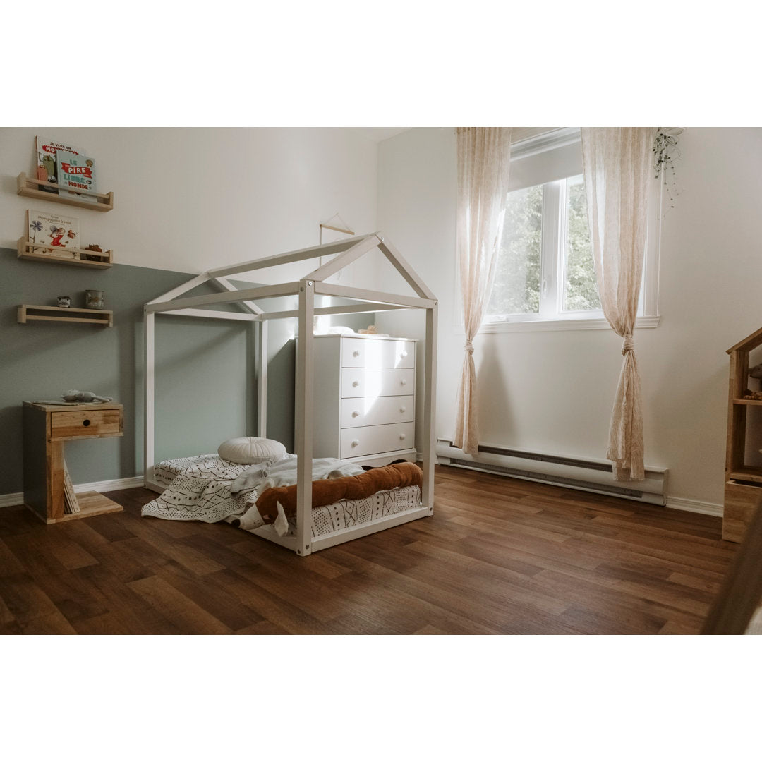 Sweedi Toddler Bed South Shore Bed Frame Color: White