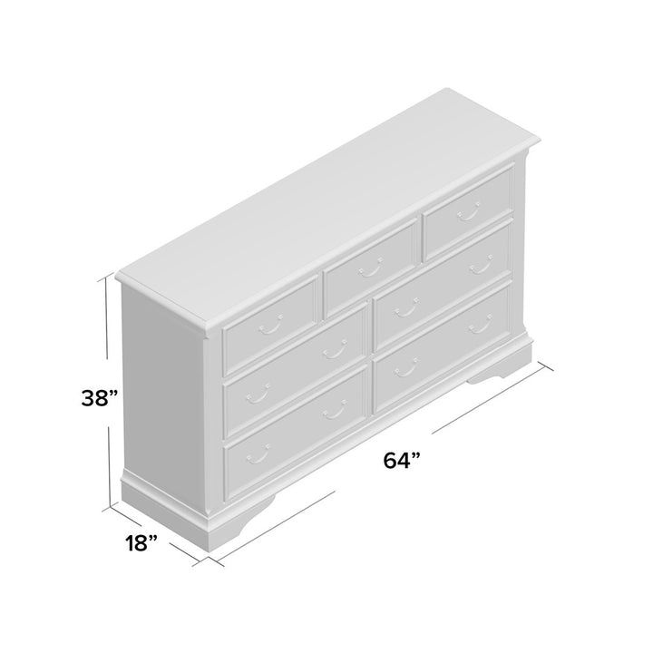 Nestor Antique White 7 Drawer Dresser Birch Lane™