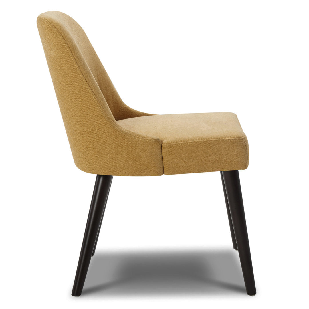 Brently Upholstered Dining Chair (Set of 2) Wade Logan® Upholstery Color: Canary Yellow