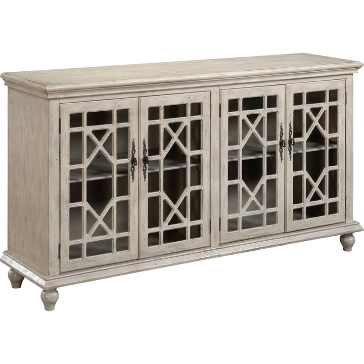 Ira TV Stand for TVs up to 65" Mistana™ Color: Ivory