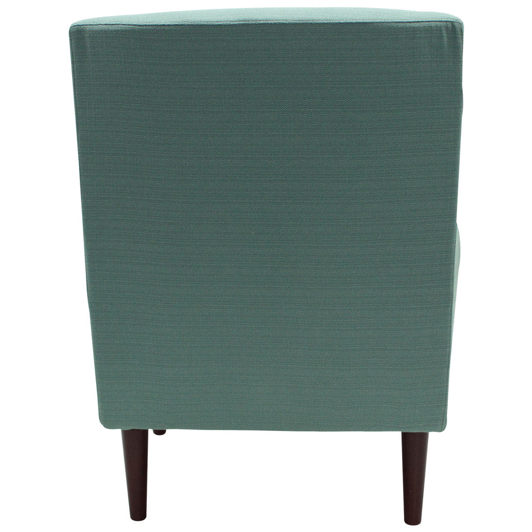 Ronald 28" Wide Armchair Andover Mills™ Leg Color: Black Fabric OR Leather Type: Spa Green