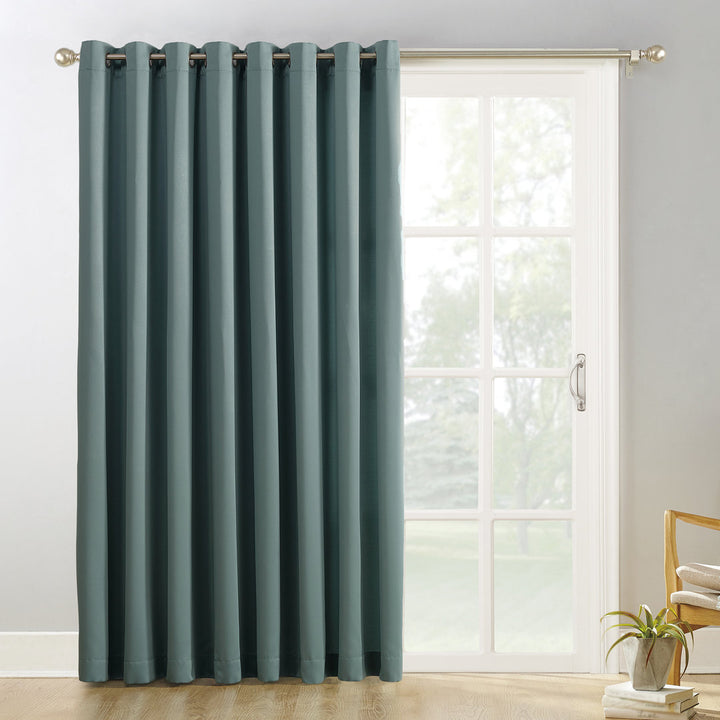 Wayfair Basics Thermal Blackout Grommet Sliding Patio Door Curtain Panel Wayfair Basics® Curtain Color: Mineral