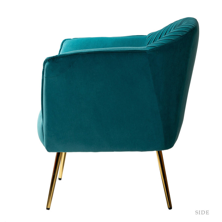 Ratzlaff 27" W Tufted Velvet Barrel Chair (Set of 2) Willa Arlo™ Interiors Fabric: Blue Velvet