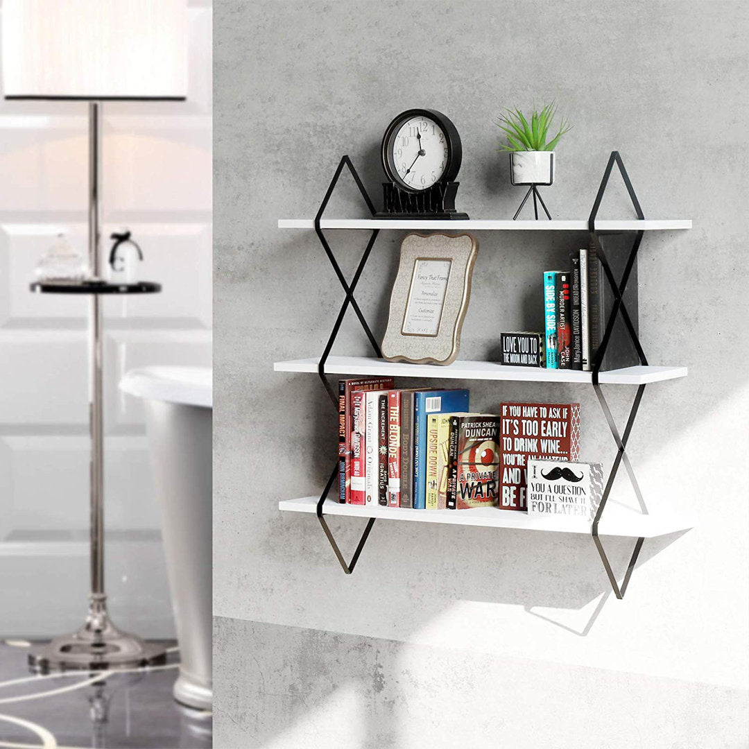 Reuven 3 Piece Diamond Tiered Shelf Latitude Run®