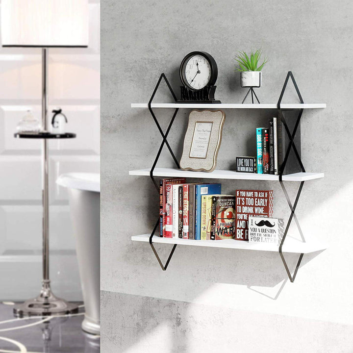 Reuven 3 Piece Diamond Tiered Shelf Latitude Run®