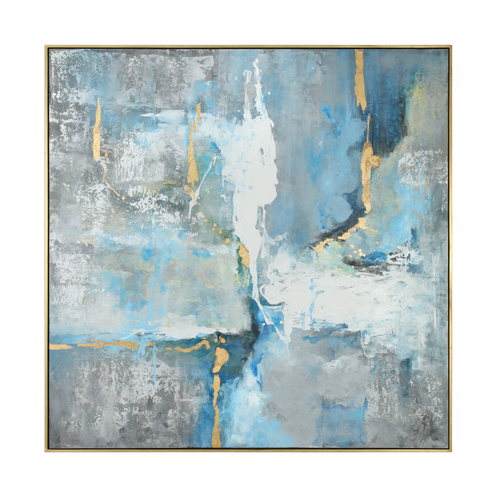 Mediterranean' Framed Print on Canvas Everly Quinn