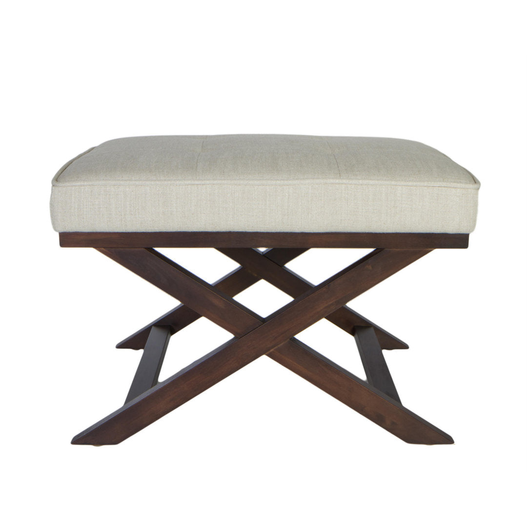 Mccusker Tufted Ottoman Charlton Home® Upholstery: Beige