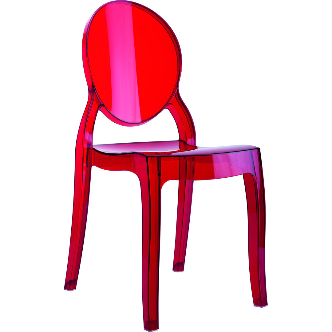 Jordon Kids 12.4'' Desk / Activity Chair Mistana™ Baby & Kids Color: Transparent Red