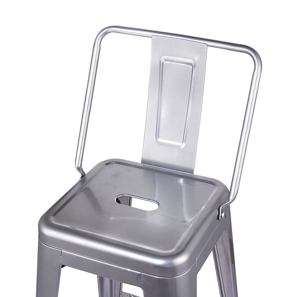 24" Counter Stool 17 Stories Color: Silver