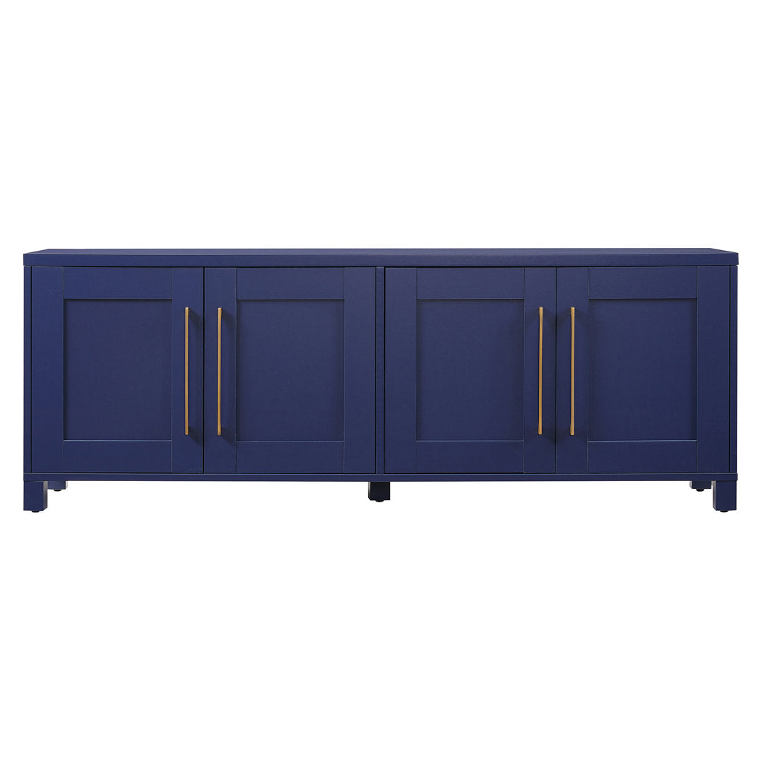 Chabot TV Stand for TVs up to 78" Latitude Run® Color: Dark Blue
