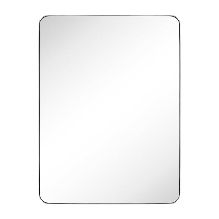 Kengston Modern & Contemporary Rectangular Bathroom Vanity Mirrors 17 Stories Size: 48" x 36" Finish: Brushed Nickel