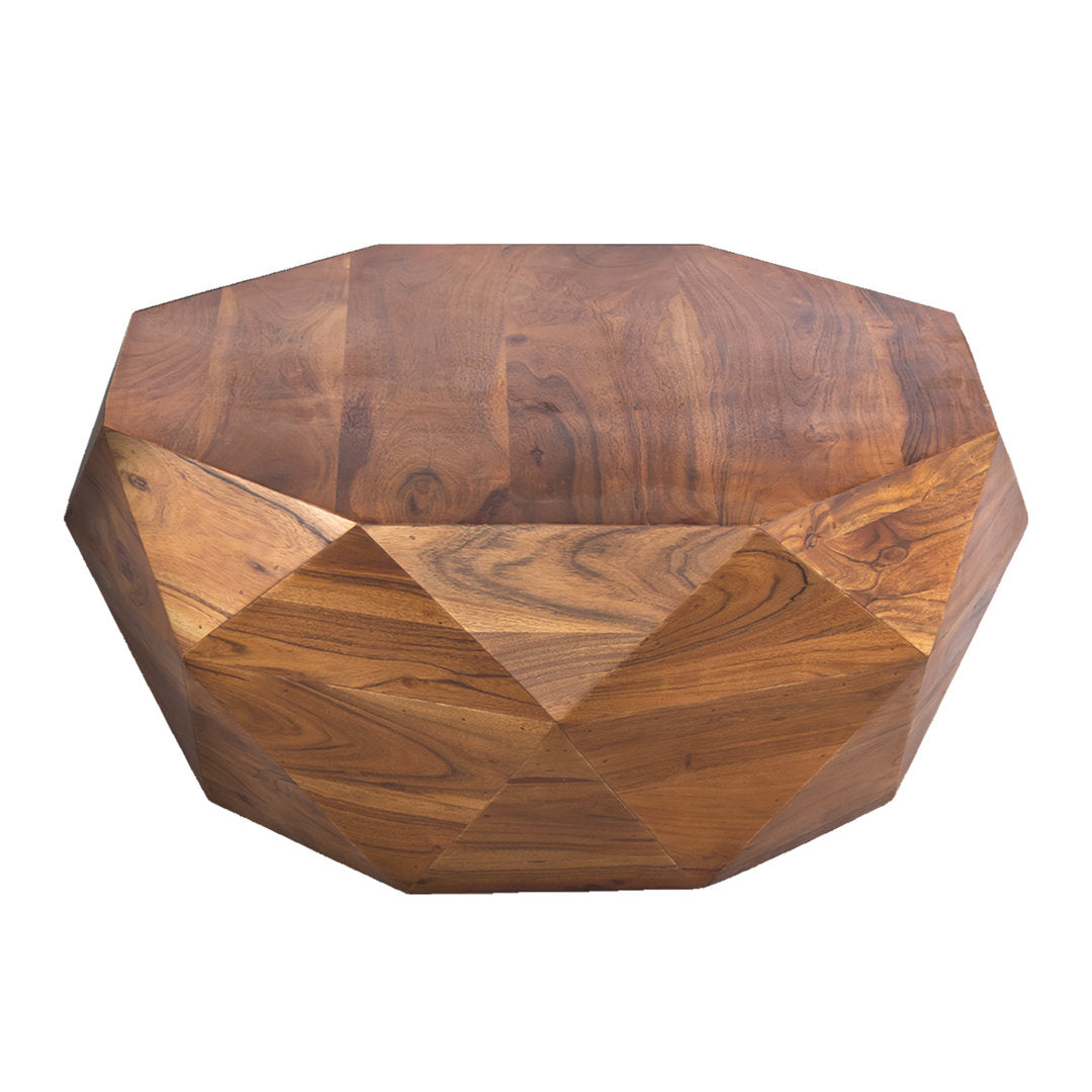 Abdia Solid Wood Solid Coffee Table Union Rustic Color: Dark Brown
