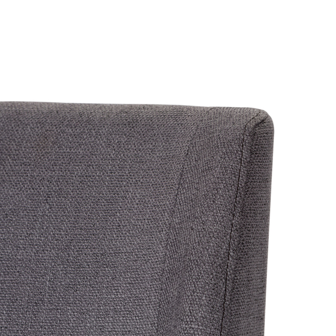 Didmarton Linen Side Chair (Set of 2) Zipcode Design™ Upholstery Color: Gray Linen