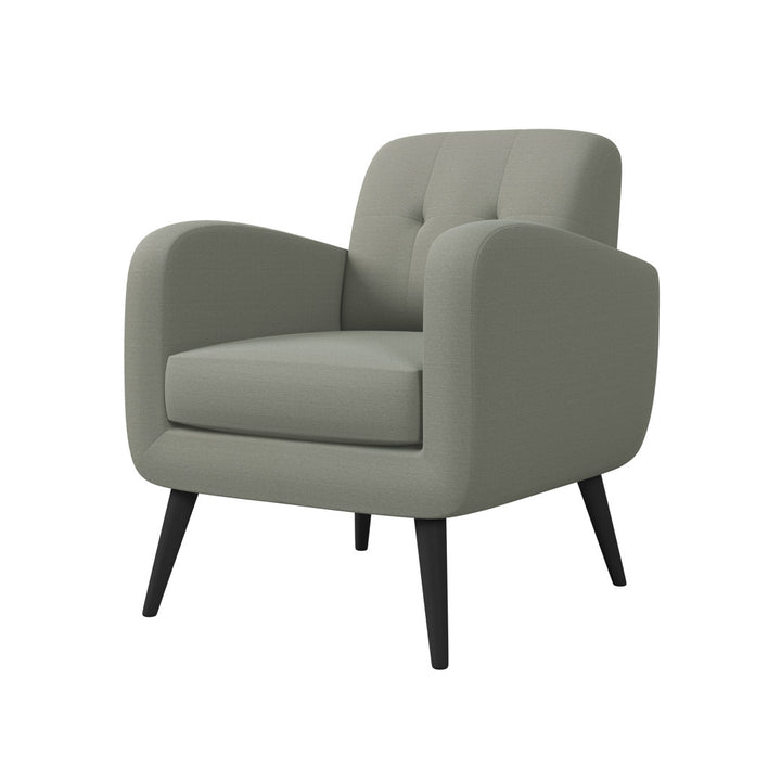Caleena 29.5" Wide Tufted Armchair Wade Logan® Fabric: Dove Gray Polyester