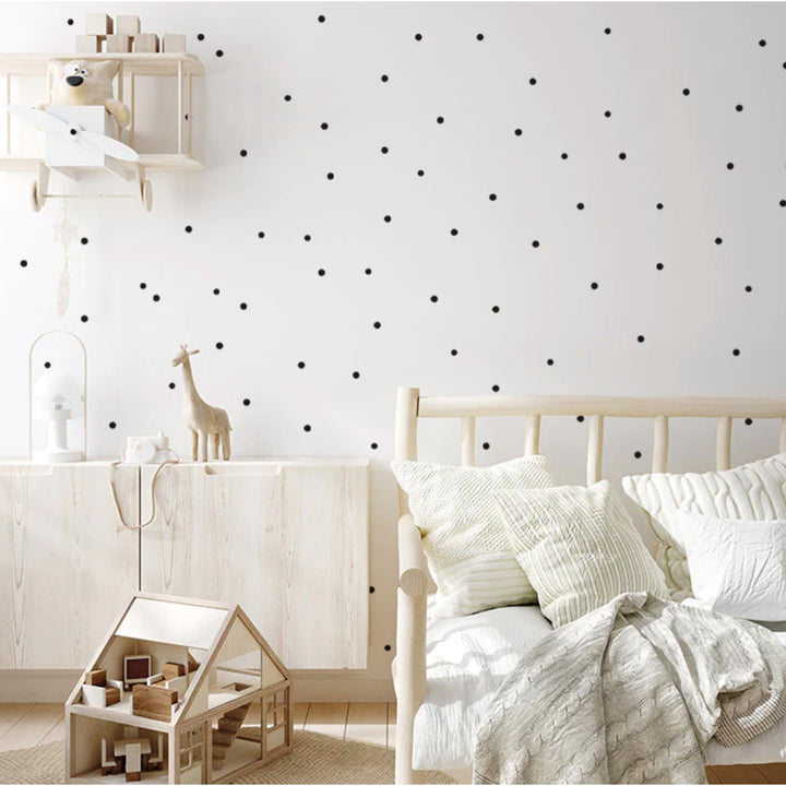Small Polka Dots Wall Decal (Set of 80) Urban Walls Color: Black