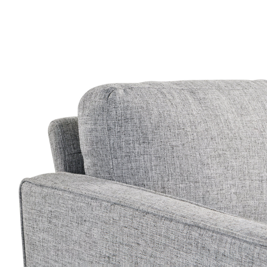 Garren 75.6'' Square Arm Tufted Sofa Mercury Row® Fabric: Gray Polyester