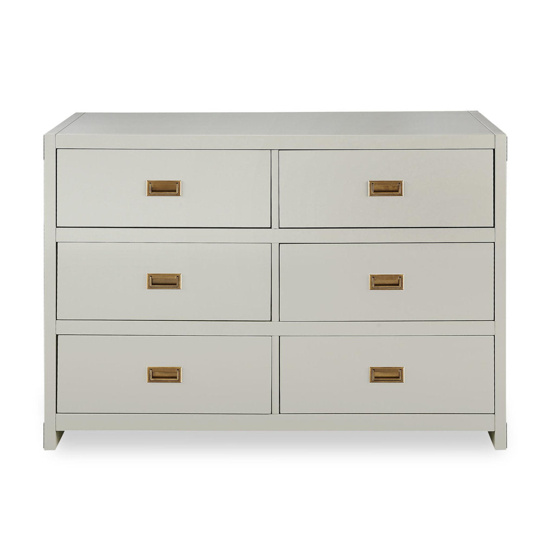 Hubble 6 Drawer Double Dresser Viv + Rae™ Color: Gray