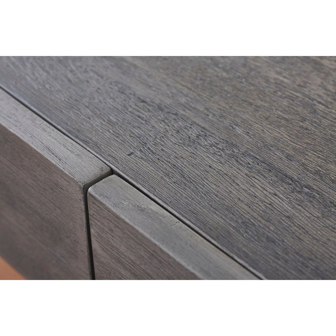Chicago Desk Union Rustic Color: Gray
