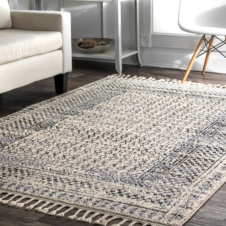 Gilleland Geometric Multi Gray Area Rug Langley Street® Rug Size: Rectangle 7' 6'' x 9'6"