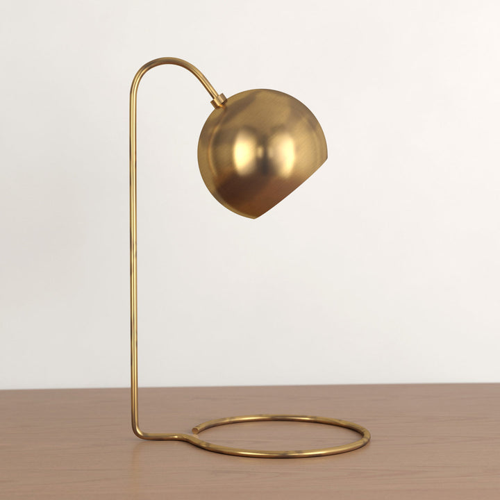 Rehaan 22" Desk Lamp George Oliver Finish: Gold