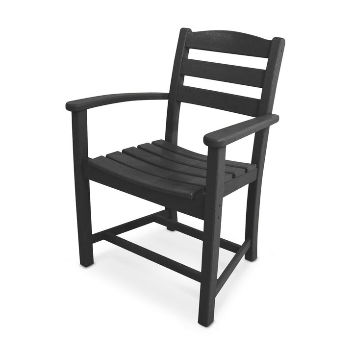 La Casa Café Dining Arm Chair POLYWOOD® Color: Black
