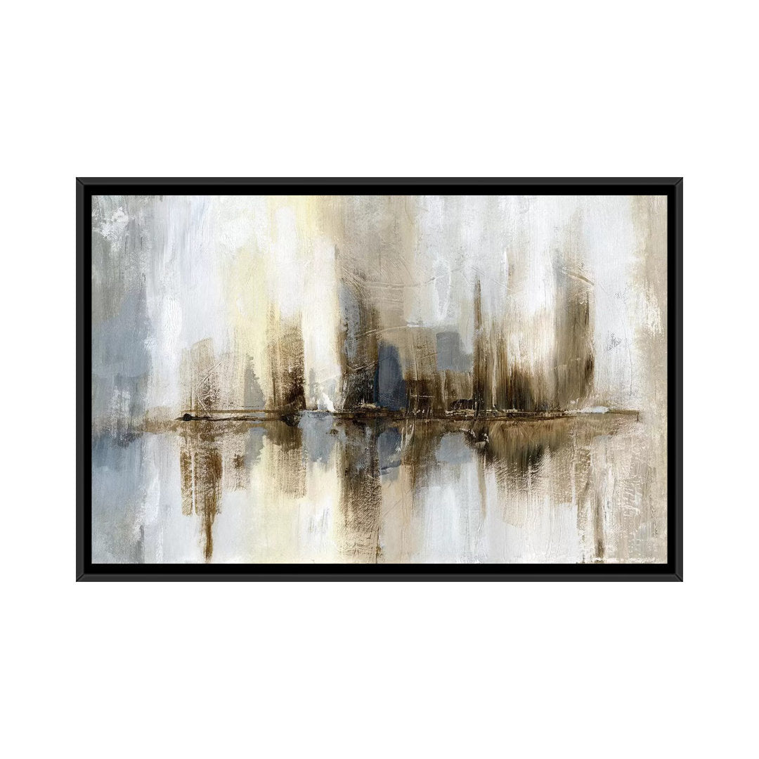 Harbor Lights' Print on Canvas East Urban Home Mat Color: No Mat Size: 8" H x 12" W x 0.75" D Format: Wrapped Canvas