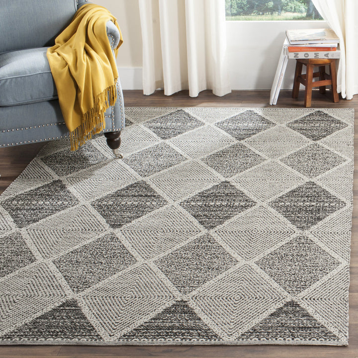 Bester Hand Woven Cotton Geometric Rug Dakota Fields Rug Size: Rectangle 9' x 12'