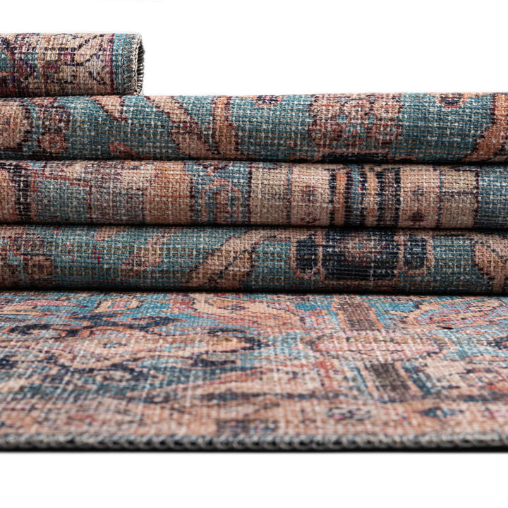 Enger Blue Area Rug Mistana™ Rug Size: Rectangle 3'11" x 6'