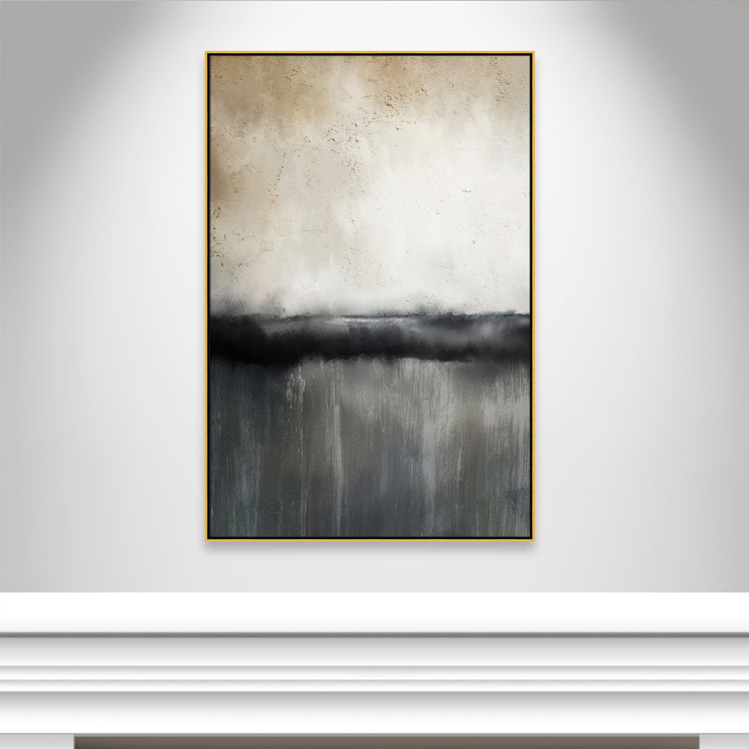 Sunset by Kimberly Allen Print Joss & Main Size: 61.5" H x 41.5" W x 2" D Format: Gold Framed Canvas