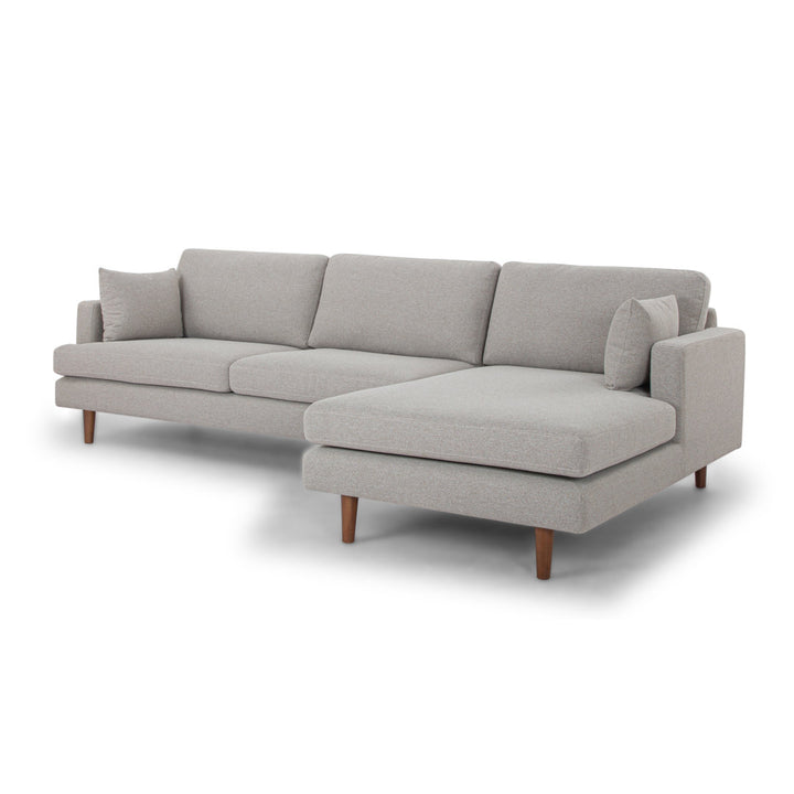 Laguna Upholstered Chaise Sectional AllModern Orientation: Right Hand Facing, Body Fabric: Mushroom Performance Basketweave