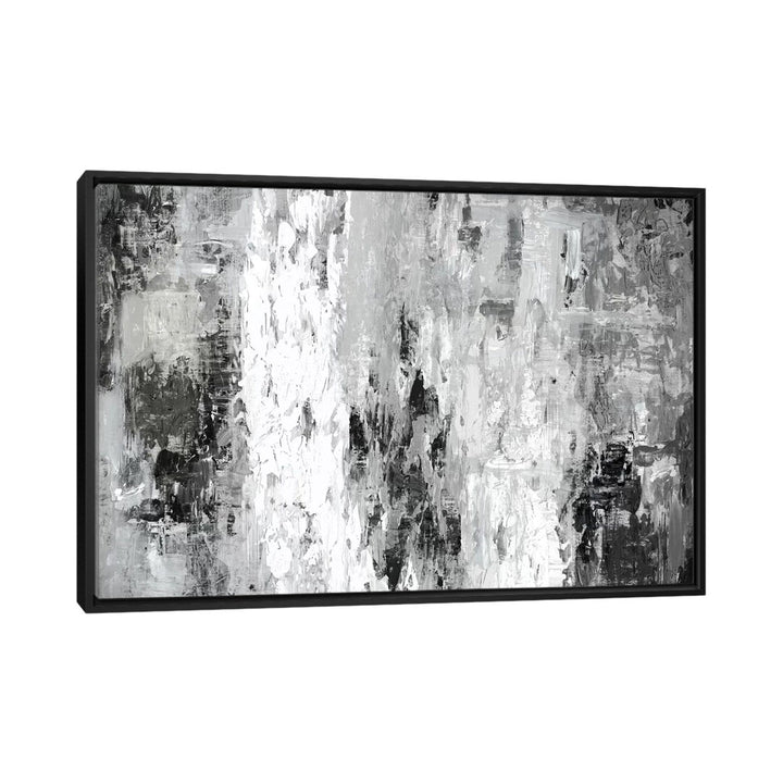Black And White Abstract IV by PI Studio - Wrapped Canvas Print The Twillery Co.® Size: 16" H x 24" W x 1" D Format: Black Framed