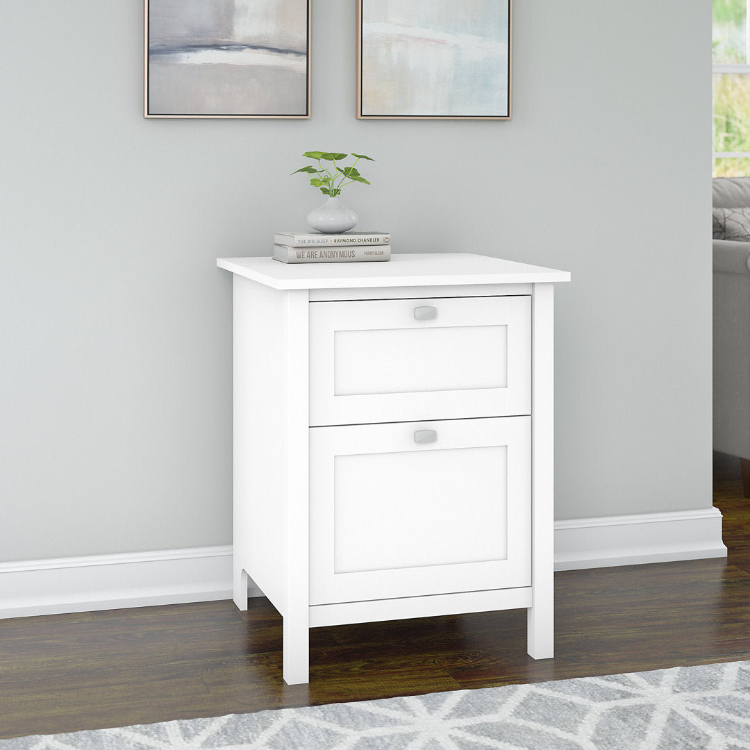 Aliyat 2-Drawer Vertical Filing Cabinet Lark Manor™ Color: Pure White