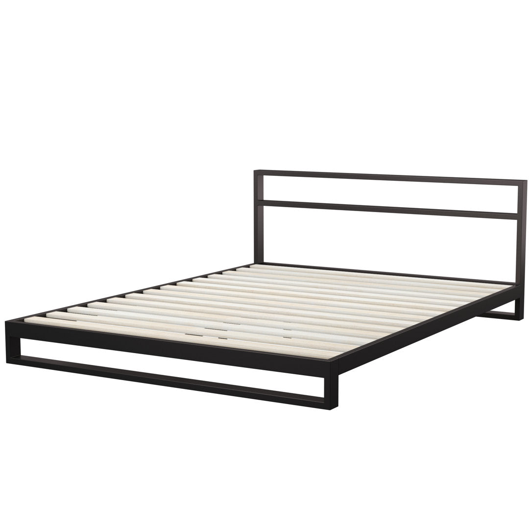 Sarethya Low Profile Platform Bed Ebern Designs Size: Queen