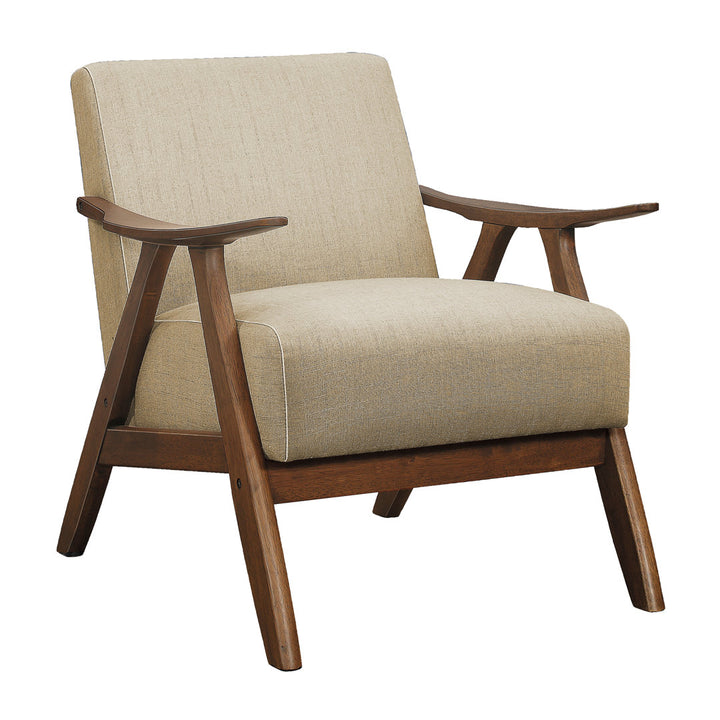 Hofstetter 72.39Cm Wide Polyester Armchair George Oliver Fabric: Light Brown Linen