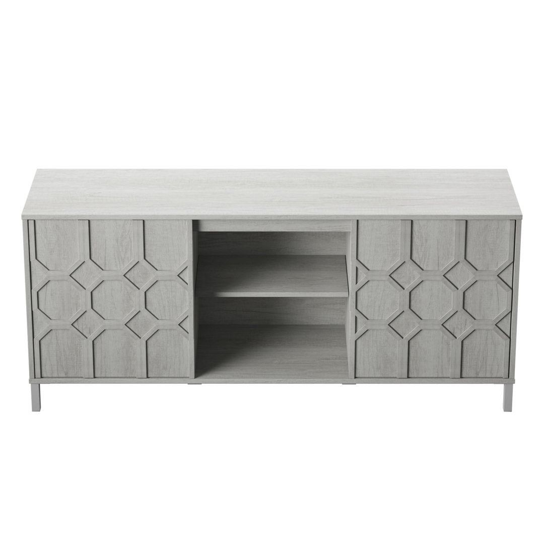 Shotwell TV Stand for TVs up to 65" Mercury Row® Color: Sargent Oak