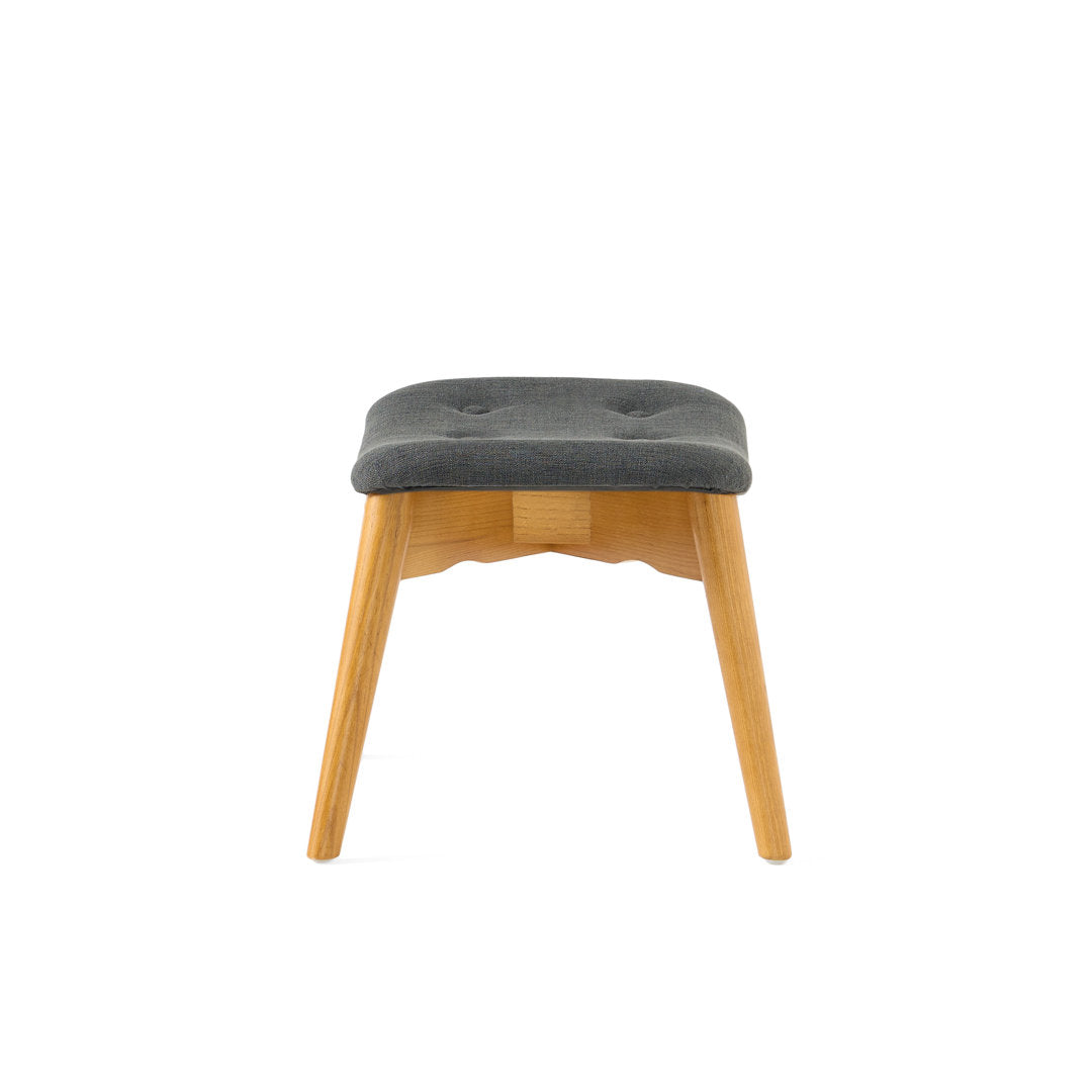Dayon 68.58Cm Wide Tufted Polyester Lounge Chair and Ottoman George Oliver Fabric: Dark Gray  Polyester Blend