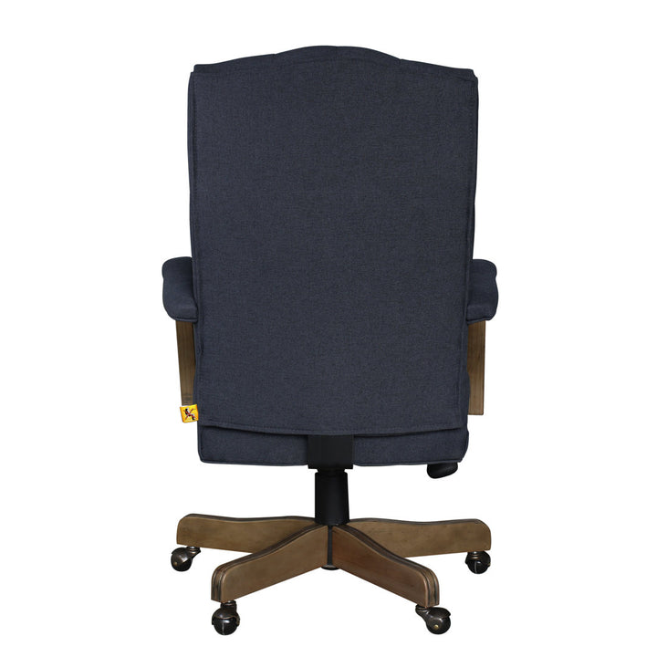 Mayson Executive Chair Three Posts™ Upholstery Color: Blue