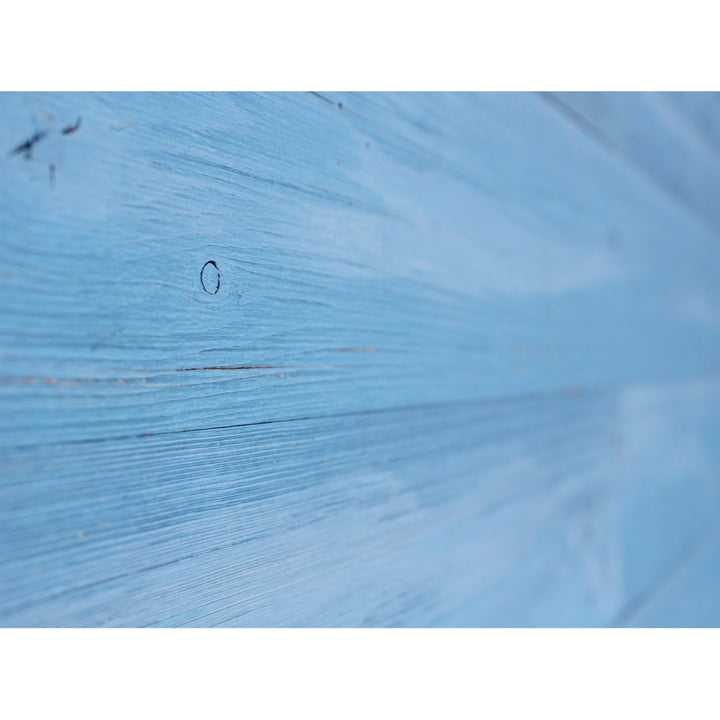 5" x 47" Reclaimed Peel and Stick Engineered Wood Wall Paneling e-Joy Color: Sky Blue