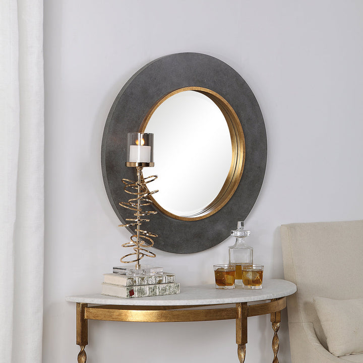 Zena Coastal Beveled Distressed Accent Mirror Greyleigh™