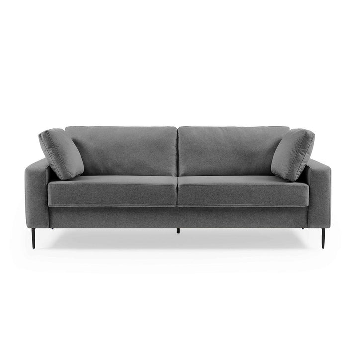 Jeses MINIMORE Modern Style Etta 84.3" Mid-Century Modern Design Sofa Corrigan Studio® Fabric: Gray Cotton Blend