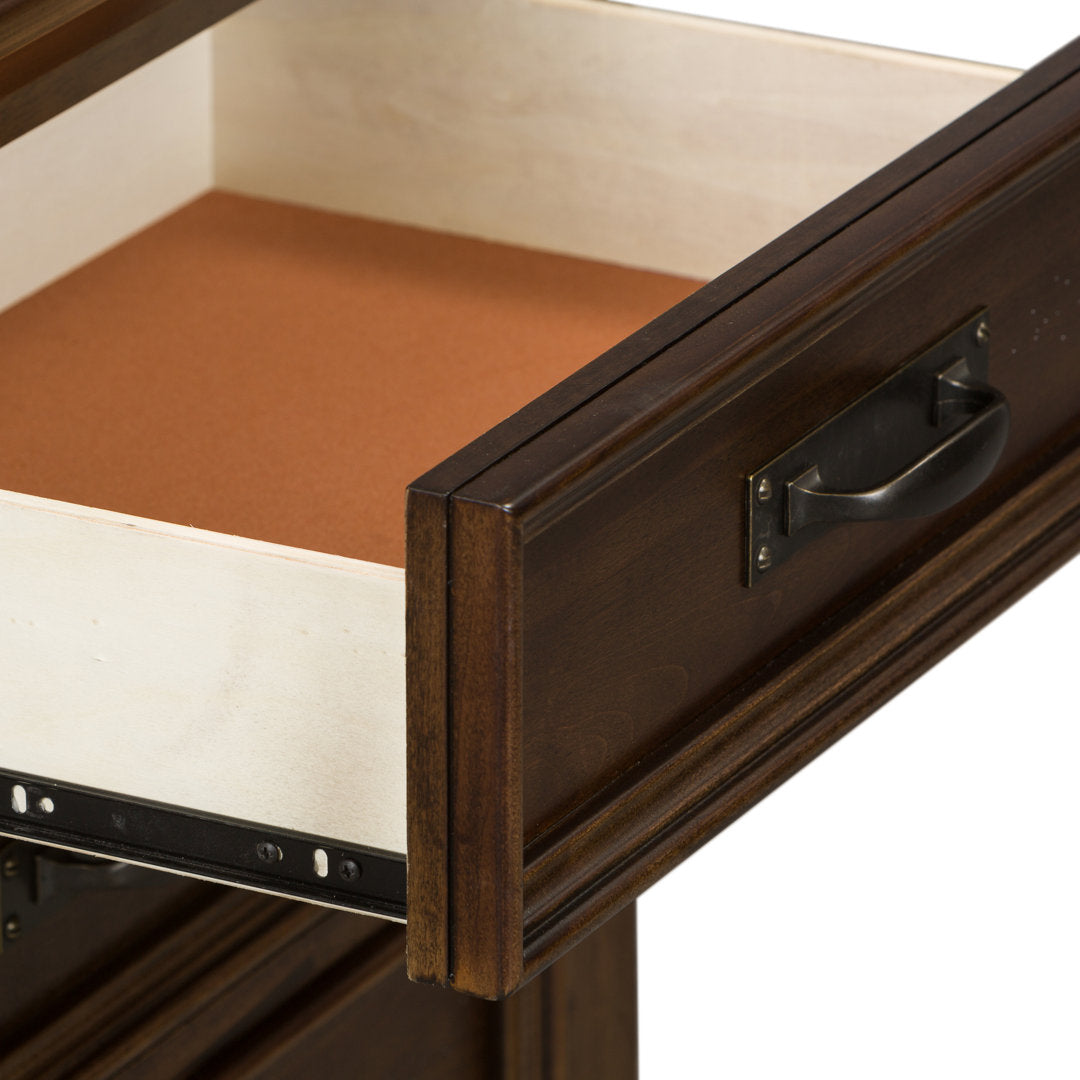 Chronister 3 - Drawer Nightstand in Brown Lark Manor™