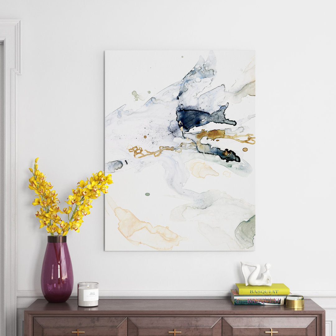 Organic Interlace II - Painting Print on Canvas Etta Avenue™ Size: 20" H x 16" W x 1" D Format: Wrapped Canvas