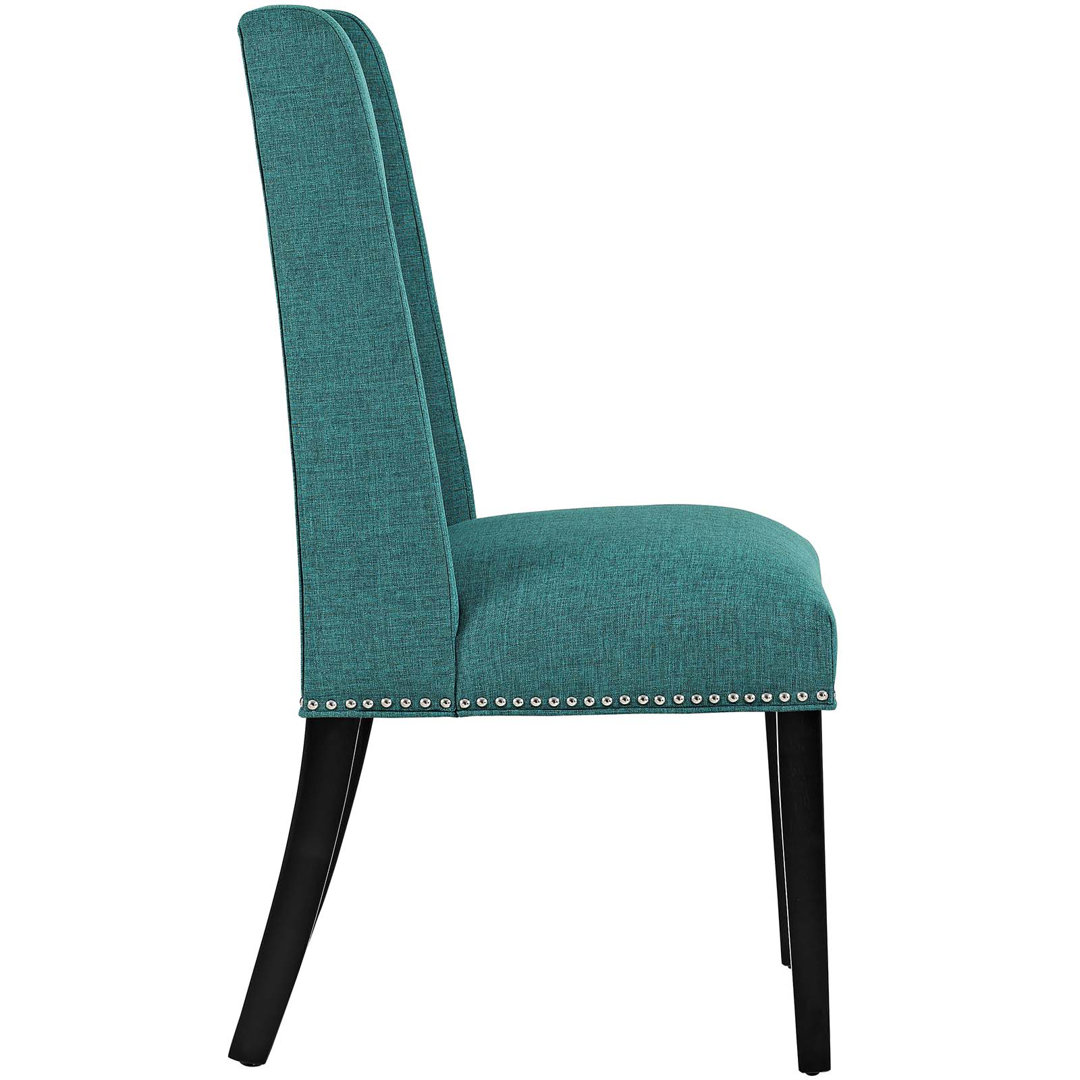 Modway Baron Dining Chair Modway Upholstery Color: Teal Plainweave