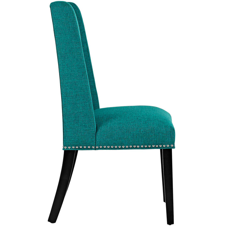 Modway Baron Dining Chair Modway Upholstery Color: Teal Plainweave