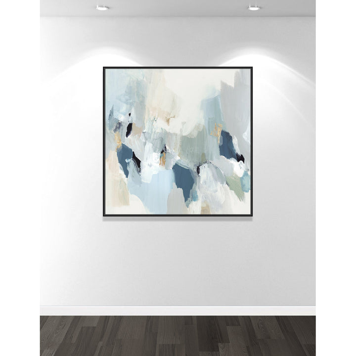 Little Talks II by Isabelle Z - Picture Frame Print on Canvas Casa Fine Arts Size: 46.5" H x 46.5" W x 2" D Format: Black Framed Canvas