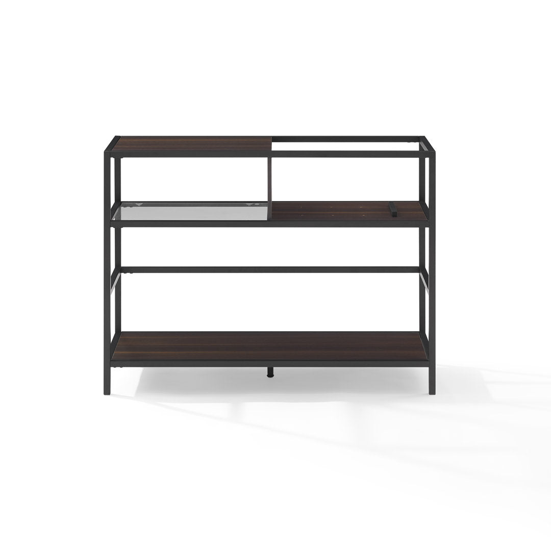 Record Storage Console Media Shelve 17 Stories