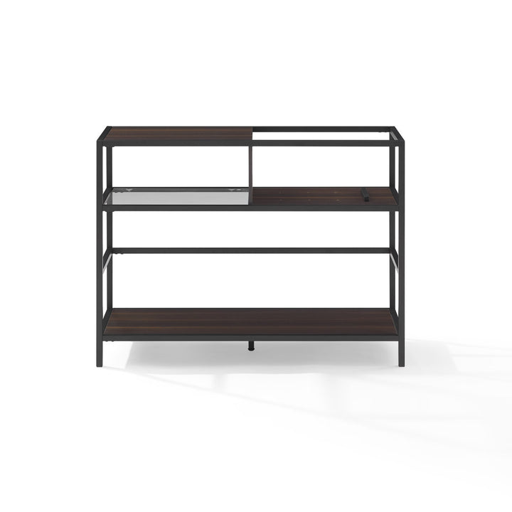 Record Storage Console Media Shelve 17 Stories